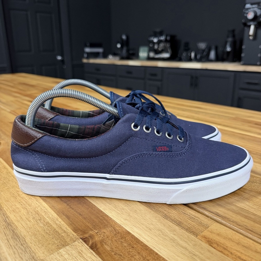 Vans Era 59 C&L Dress Blues Brown Mens Size 10 US Skate Sneakers Shoes Canvas